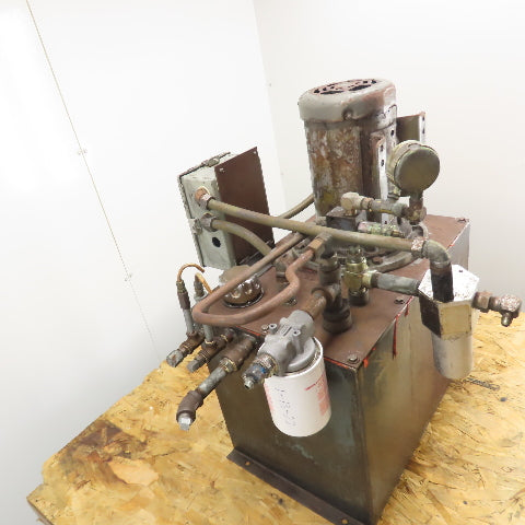 Baldor GM3611T 20 Gallon Hydraulic Power Unit 3HP 208-230/460V 3Ph 1725RPM