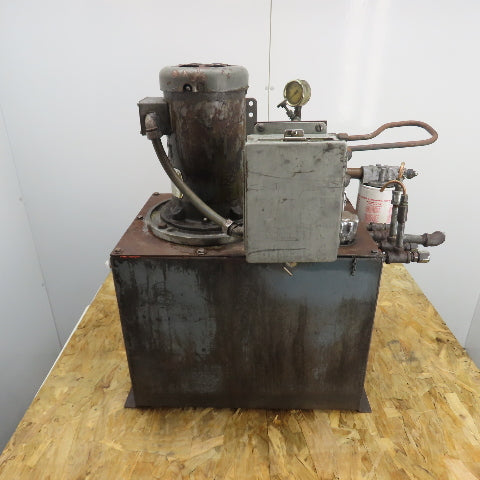 Baldor GM3611T 20 Gallon Hydraulic Power Unit 3HP 208-230/460V 3Ph 1725RPM