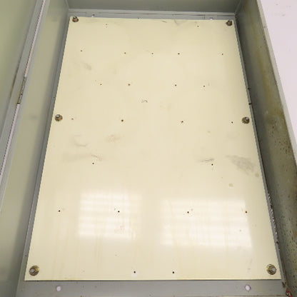 36" x 24" x 6" Electrical Enclosure W/ Back Plate Hinged Door
