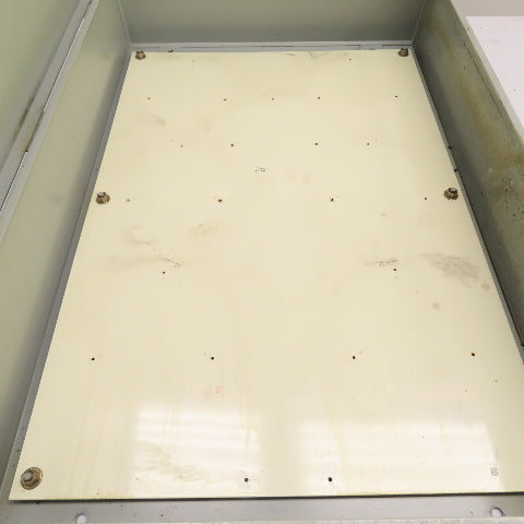 36" x 24" x 6" Electrical Enclosure W/ Back Plate Hinged Door
