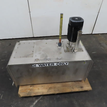 Zyklomat 200 Liter Stainless Steel Water Fluid Storage Overflow Tank 400V 3Ph