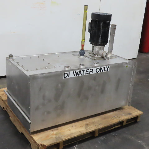 Zyklomat 200 Liter Stainless Steel Water Fluid Storage Overflow Tank 400V 3Ph