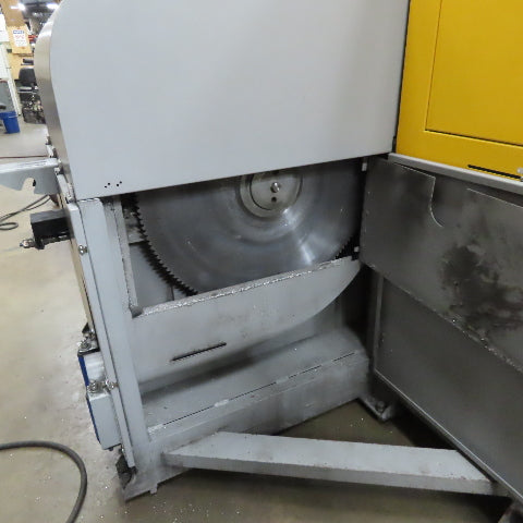 Pat Mooney PMI-NC30L 30" Fully Automatic CNC Straight Cut Saw 15Hp 460V Tested