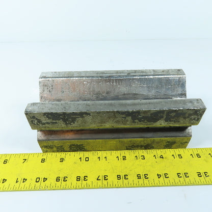 3-1/4" Square 4 Way Vee Press Brake Die 8" Long