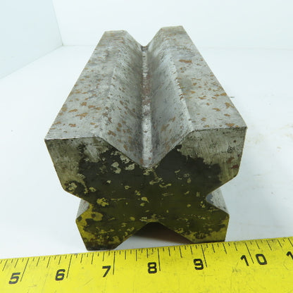 3-1/4" Square 4 Way Vee Press Brake Die 8" Long