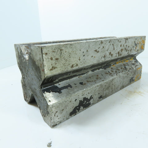 3-1/4" Square 4 Way Vee Press Brake Die 8" Long