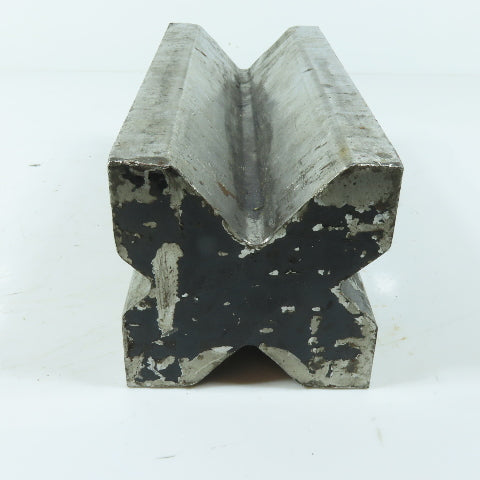 3-1/4" Square 4 Way Vee Press Brake Die 8" Long