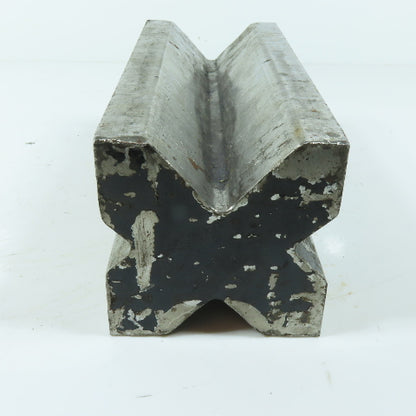 3-1/4" Square 4 Way Vee Press Brake Die 8" Long