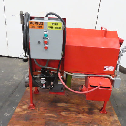 Compact Rotating Trummel Material Dryer Separator 0-60RPM 480V 3Ph