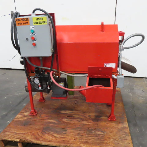 Compact Rotating Trummel Material Dryer Separator 0-60RPM 480V 3Ph