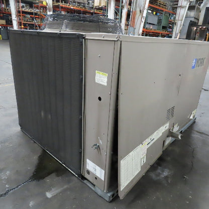 York ZXG14E4C1AA1A111A1 12.5 Ton Rooftop NAT Gas Furnace & A/C 460V Needs Freon