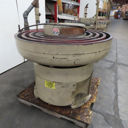 Roto-Finish MP-54-2-4 Multi-Pass 4 Pass 2" Channel Vibratory Deburring Unit 54"