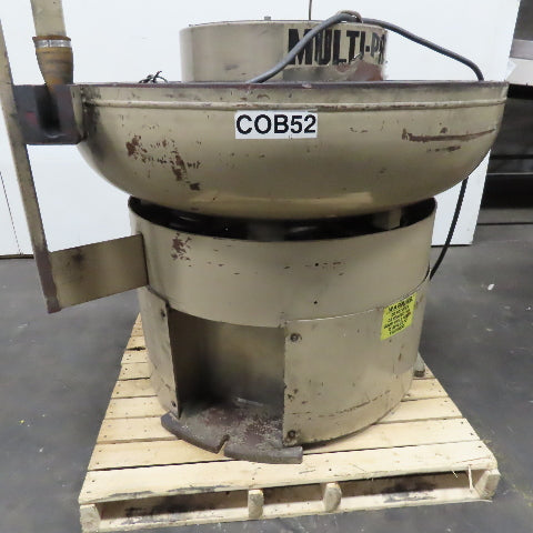 Roto-Finish MP-48-1.5-4 Multi-Pass 1-1/2" Channel Vibratory Deburring Unit 48"