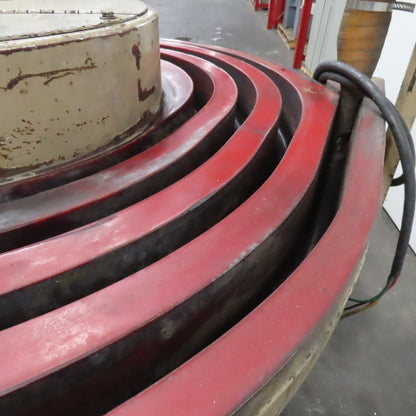 Roto-Finish MP-48-1.5-4 Multi-Pass 1-1/2" Channel Vibratory Deburring Unit 48"