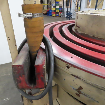 Roto-Finish MP-48-1.5-4 Multi-Pass 1-1/2" Channel Vibratory Deburring Unit 48"