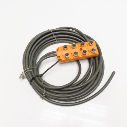 Lumberg ASB 8 5-4-331/10 M 8-Port 5-Pole M12 Actuator-Sensor Box 60V 12A 10m