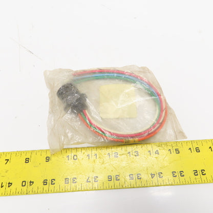 Brad Harrison 3R9004A20A120 9P Female Straight Connector 12" #16 AWG