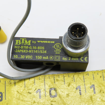 Turck Ni2-BTM-0,16-BDS-2AP6X3-H1141/S34 Proximity Sensor 2mm Sn 10-30VDC M12