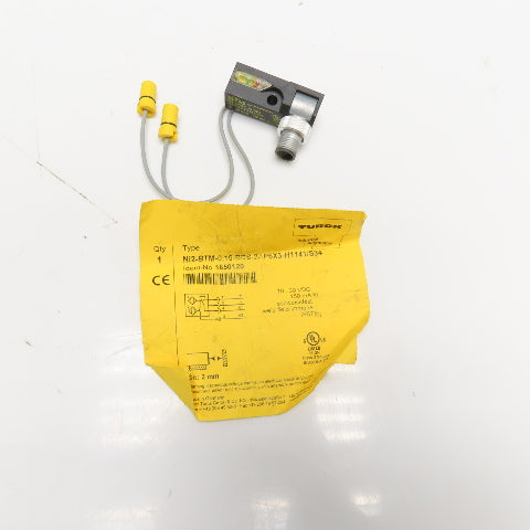 Turck Ni2-BTM-0,16-BDS-2AP6X3-H1141/S34 Proximity Sensor 2mm Sn 10-30VDC M12