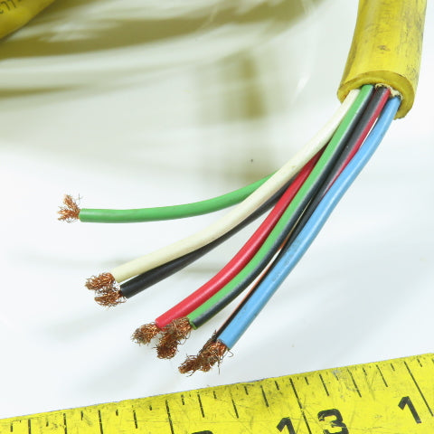 Woodhead 309000A01F3001 9-Pin Multi-Conductor Cable Assembly 16 AWG 7A 600V 26'