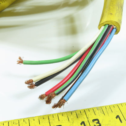 Woodhead 309000A01F3001 9-Pin Multi-Conductor Cable Assembly 16 AWG 7A 600V 26'