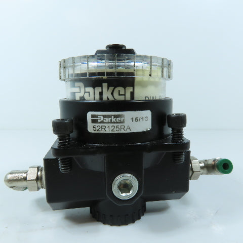 Parker 52R125RA Dial-Air Pneumatic Pressure Regulator 40 PSI
