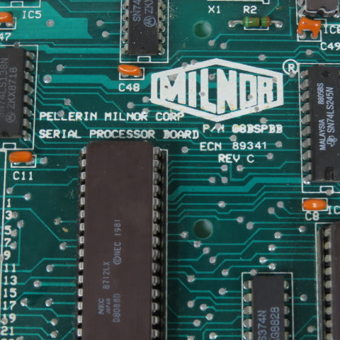 Pellerin Milnor 08BSPB Serial Processor Board 89341 Rev C Commercial Laundry