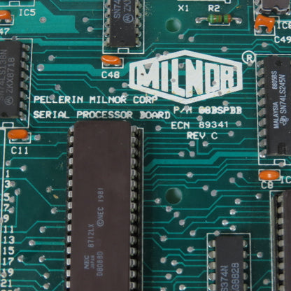 Pellerin Milnor 08BSPB Serial Processor Board 89341 Rev C Commercial Laundry