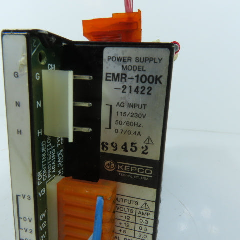 Kepco TDK 21422 EMR-100K Switching Mode Power Supply 22W 115/230V Triple Output