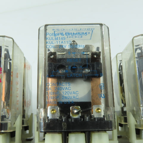 Potter & Brumfield N/A 8-Position General Purpose Relay Bank Milnor