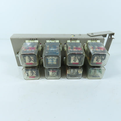 Potter & Brumfield N/A 8-Position General Purpose Relay Bank Milnor