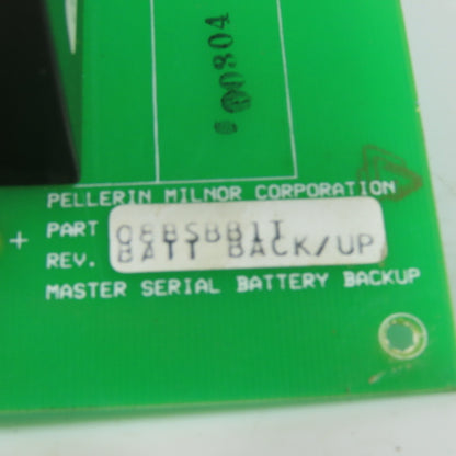 Pellerin Milnor Corp 08BSBB1T Master Serial Battery Backup Board