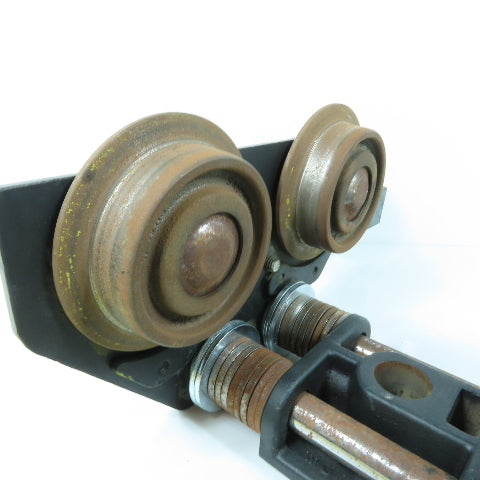 CM 635 1 Ton Max Capacity Manual I-Beam Push Trolley 4-1/2"-6-3/4" Flange