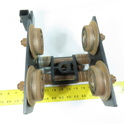 CM 635 1 Ton Max Capacity Manual I-Beam Push Trolley 4-1/2"-6-3/4" Flange