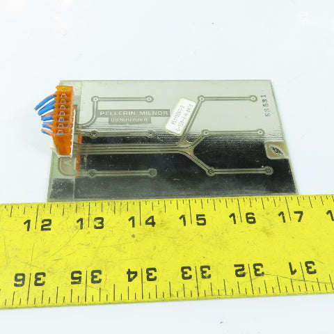 Pellerin Milnor 08ND0206N 12-Button Alphanumeric Membrane Switch Keypad Overlay