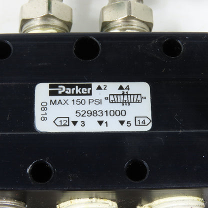 Parker 529831000 5/2 Way Manual Directional Air Valve 1/4" NPT