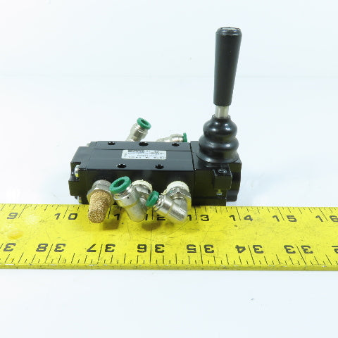 Parker 529831000 5/2 Way Manual Directional Air Valve 1/4" NPT