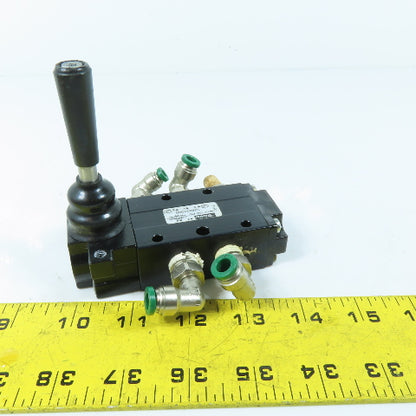 Parker 529831000 5/2 Way Manual Directional Air Valve 1/4" NPT