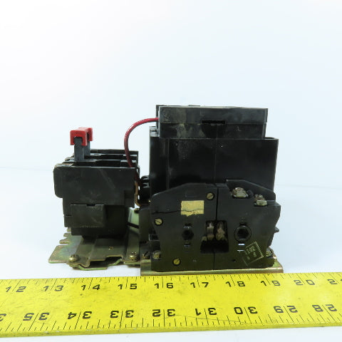 Square D 8536SDO1S NEMA Size 2 Magnetic Motor Starter 120V Coil 3-Pole 600V