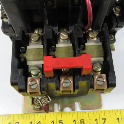 Square D 8536SDO1S NEMA Size 2 Magnetic Motor Starter 120V Coil 3-Pole 600V