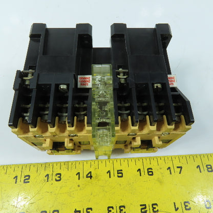 Allen-Bradley 100-A12ND31 12A 600V 3-Pole Reversing Contactor Assembly 120V Coil