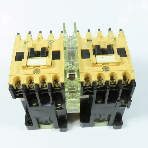 Allen-Bradley 100-A12ND31 12A 600V 3-Pole Reversing Contactor Assembly 120V Coil