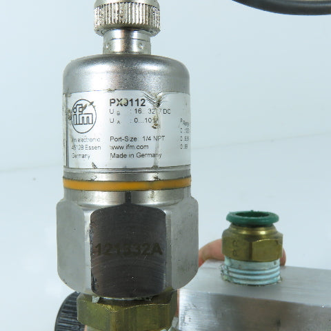 Sun FEC 1E03-AB Pilot Operated Pressure Relief Valve Manifold Block