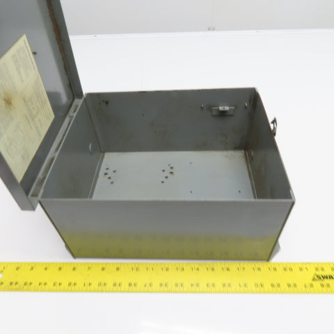 Square D SK5271W Transformer Disconnect Box Only 13" x 10-1/2" x 7"