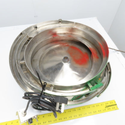 Vibratory Bowl Feeder Component Part Sorter With Controller 220V 1Ph