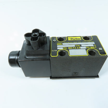 Parker D1VW030BNYW Directional Control Solenoid Valve 120V 110V