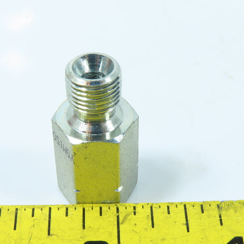 Pipe Adapter Fitting Lot 1/8 NPT Female x M10x1.0 Male Lot Of 4