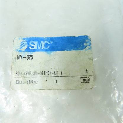 SMC NY-325 Pneumatic Cylinder Rod Clevis Mounting Kit 3/4-16 Thread