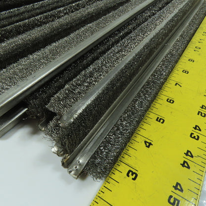 1" x 18-1/2" Stainless Steel Wire Rigid Strip Brush Lot Of 20