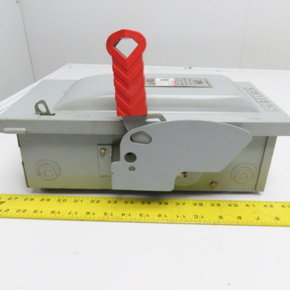 Siemens HF361 30A 3-Pole Fusible Heavy Duty Safety Disconnect Switch 600VAC